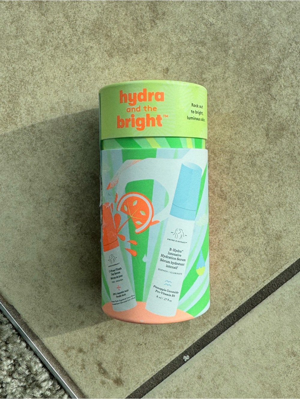 Hydra and the Bright Citrus Hydration Set - Green/Peach